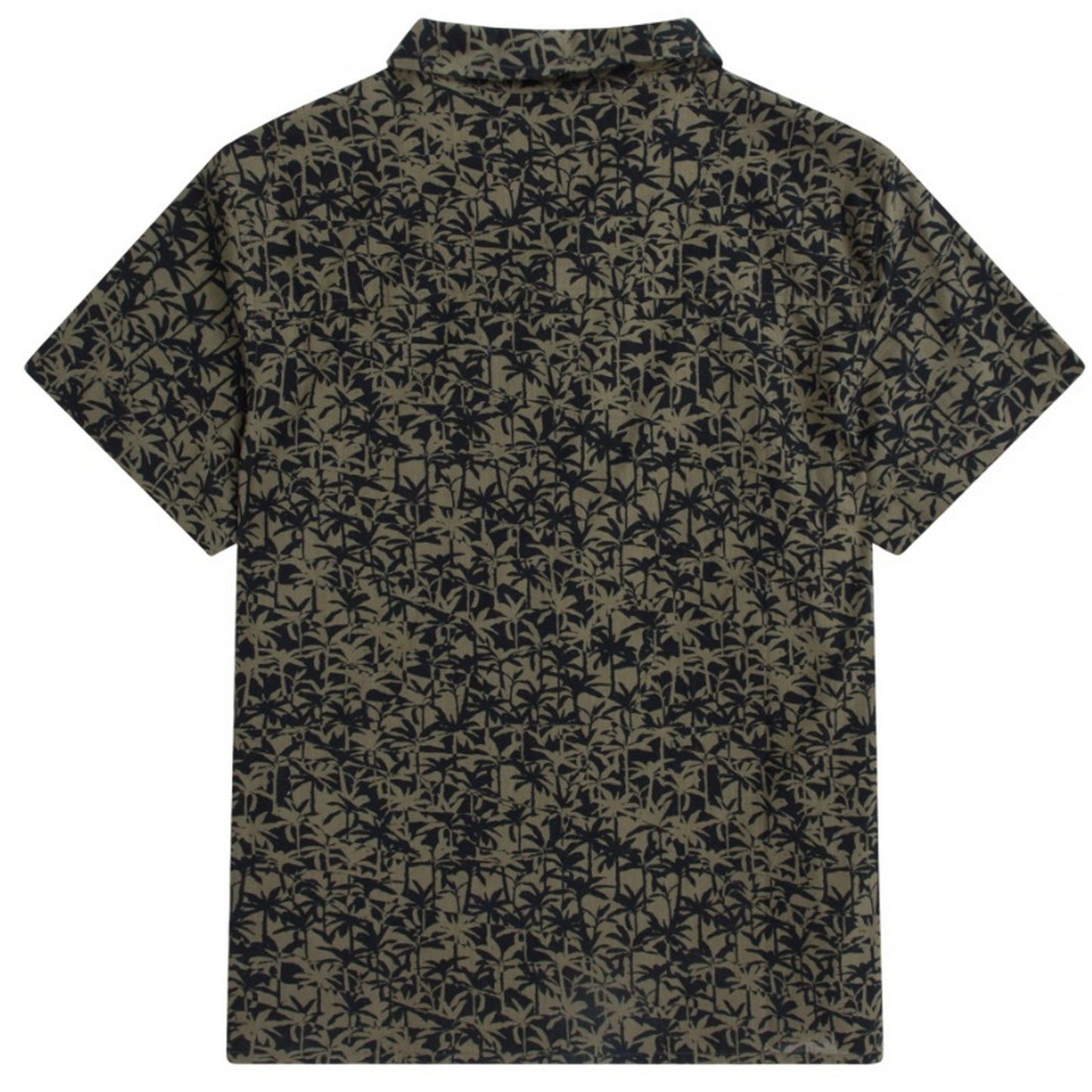 Khaki Green - Back - Animal Mens Will Palm Tree Shirt