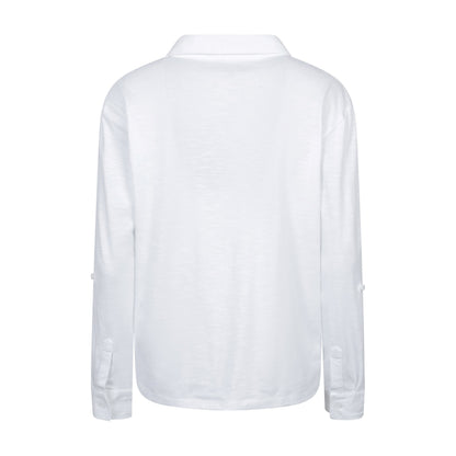 White - Back - Mountain Warehouse Womens-Ladies Brae Relaxed Fit Polo Shirt