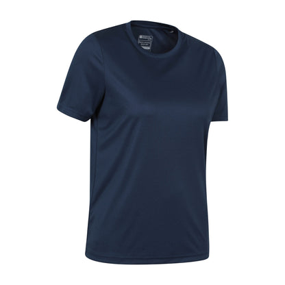 Navy - Side - Mountain Warehouse Womens-Ladies Swimming T-Shirt