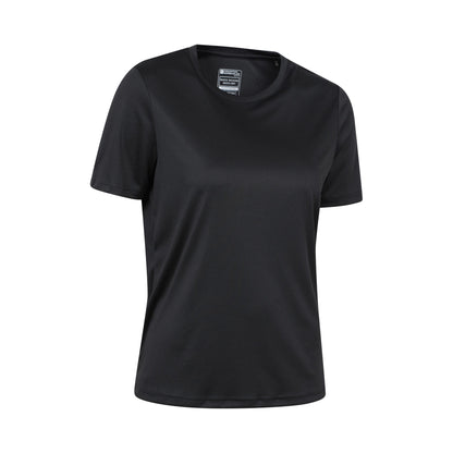 Black - Side - Mountain Warehouse Womens-Ladies Swimming T-Shirt