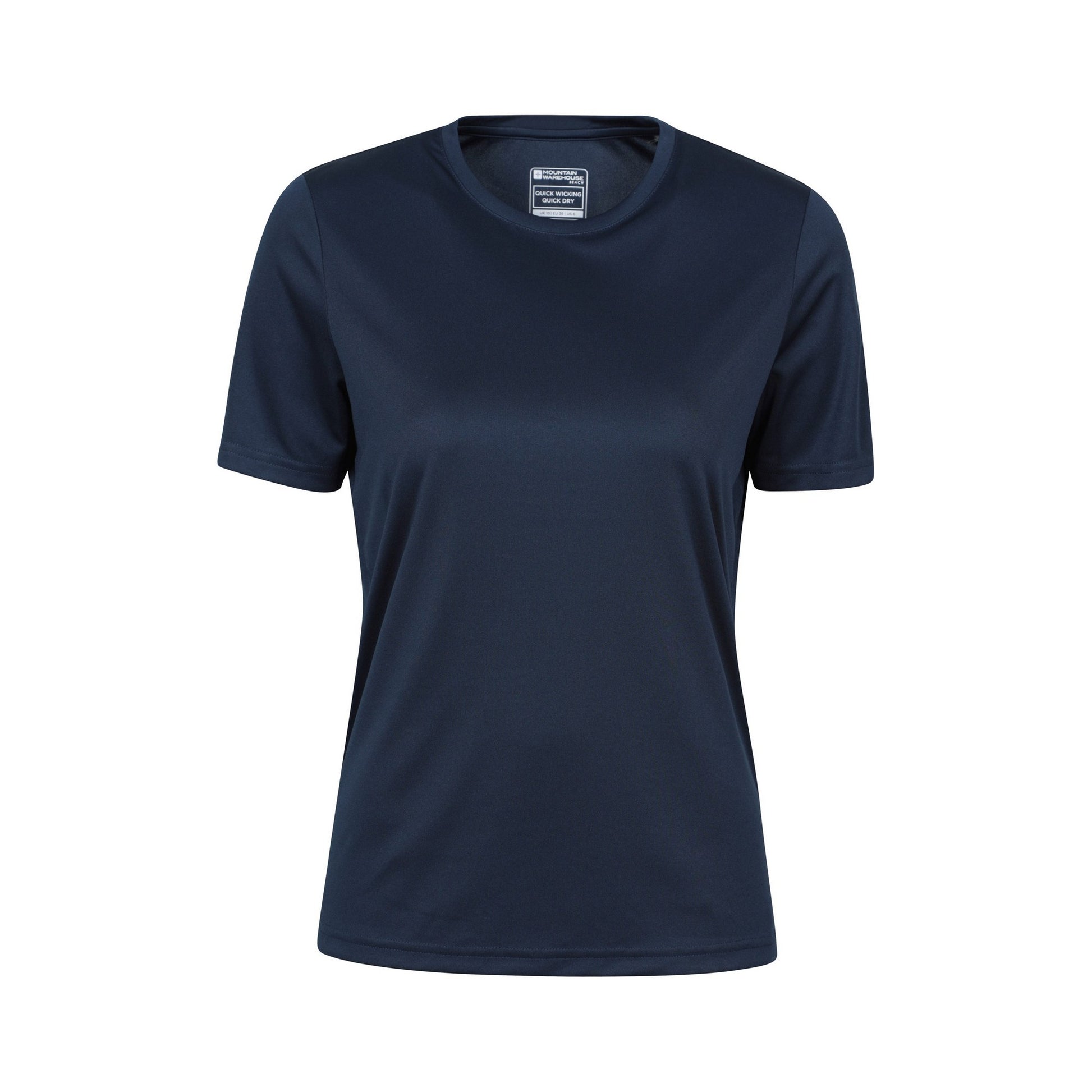 Navy - Front - Mountain Warehouse Womens-Ladies Swimming T-Shirt