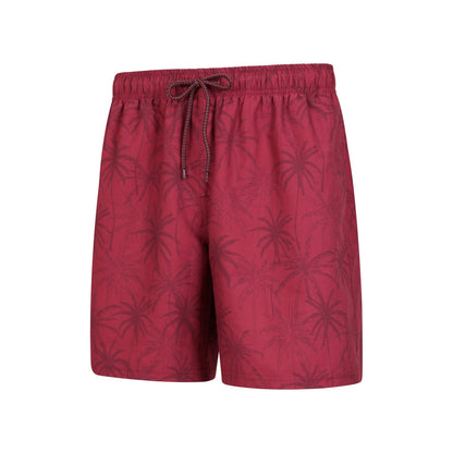 Burgundy - Lifestyle - Mountain Warehouse Mens Aruba Swim Shorts (Pack of 2)