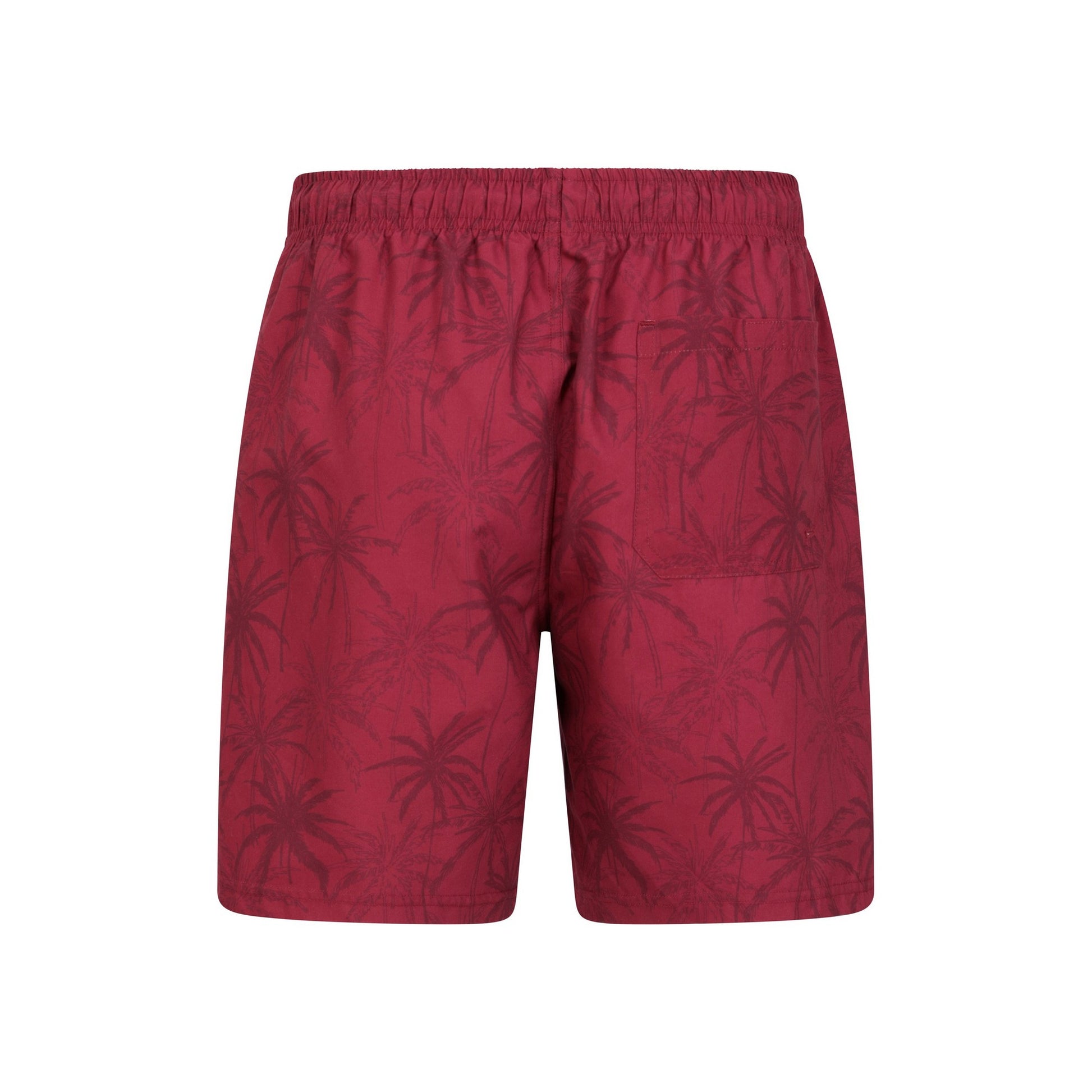 Burgundy - Back - Mountain Warehouse Mens Aruba Swim Shorts (Pack of 2)