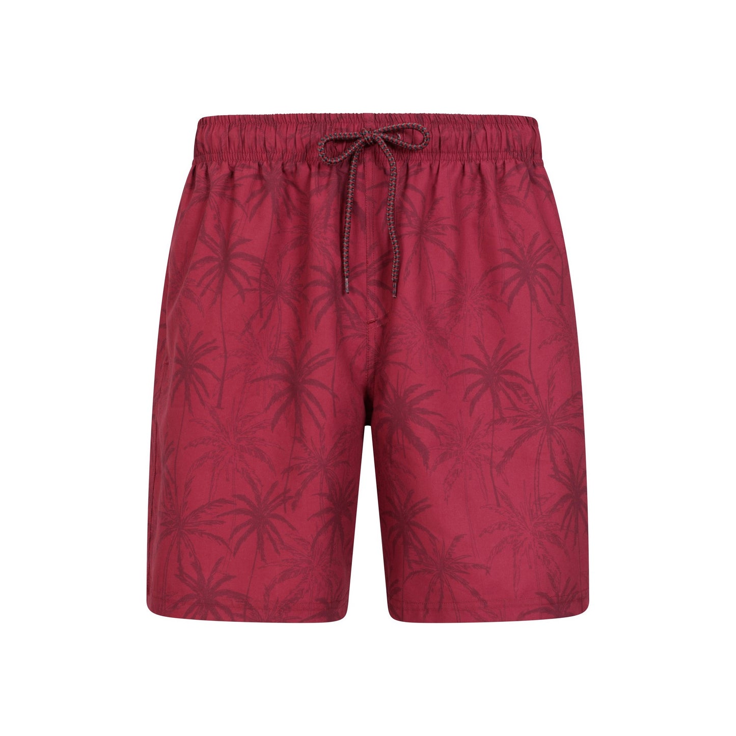 Burgundy - Side - Mountain Warehouse Mens Aruba Swim Shorts (Pack of 2)