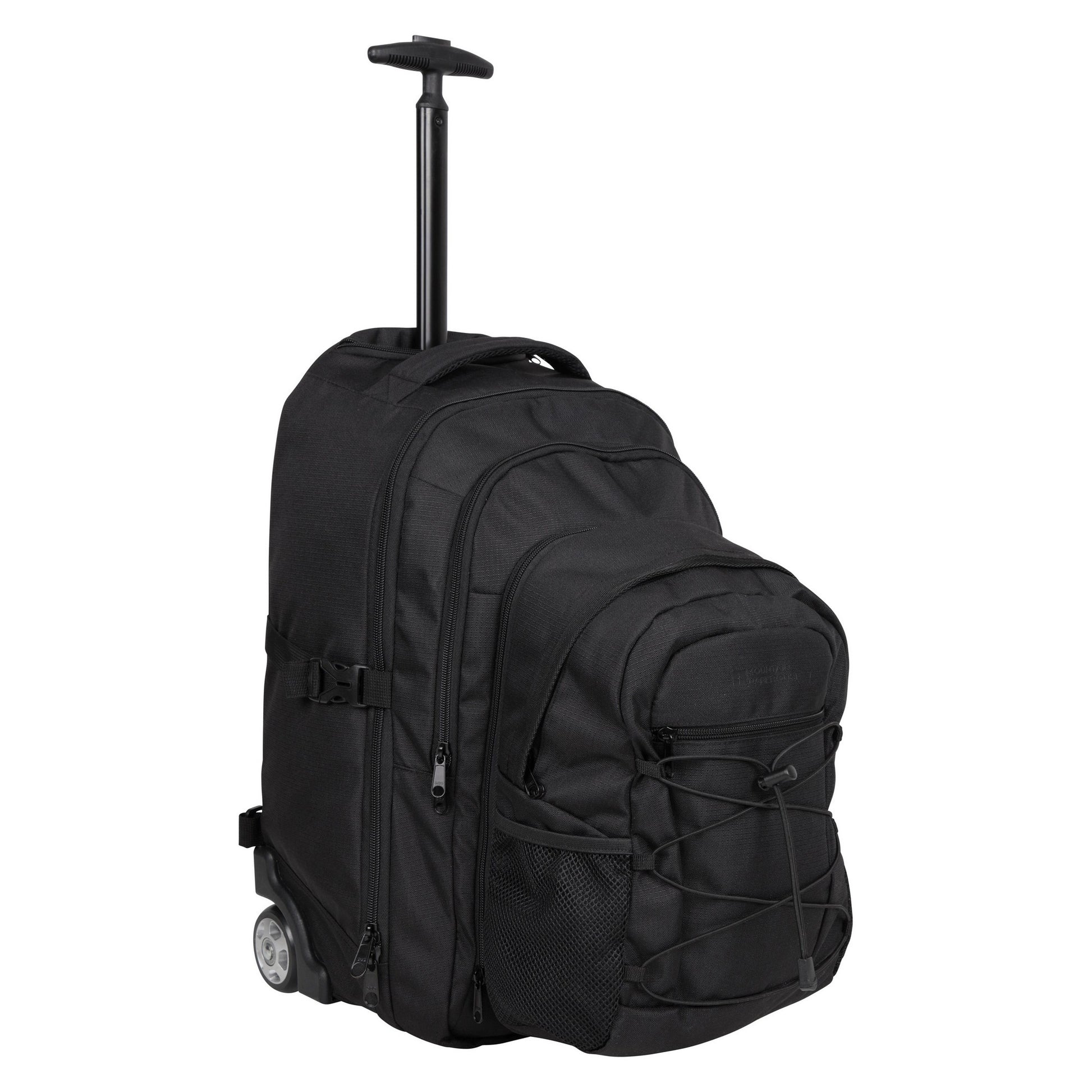 Black - Back - Mountain Warehouse Pioneer Wheeled Backpack