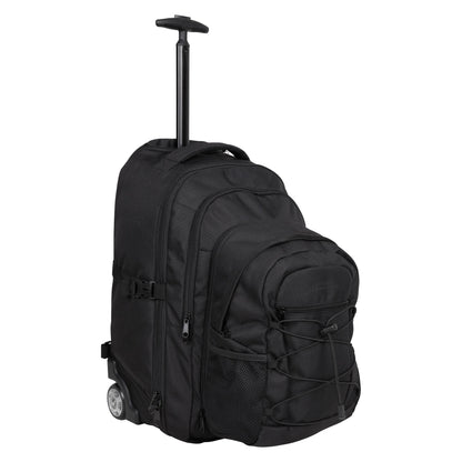 Black - Back - Mountain Warehouse Pioneer Wheeled Backpack