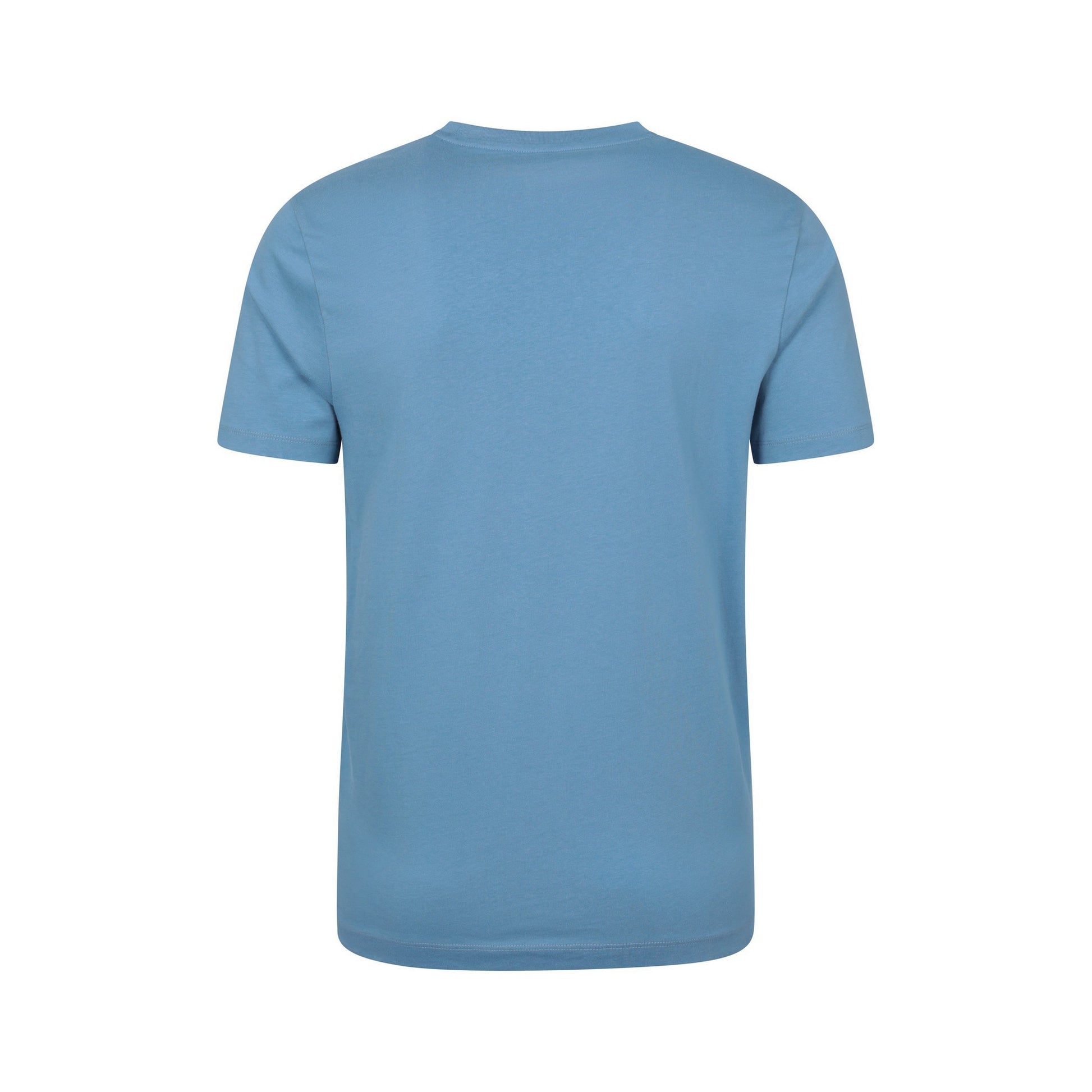 Blue - Back - Mountain Warehouse Mens Edinburgh Text Short-Sleeved T-Shirt