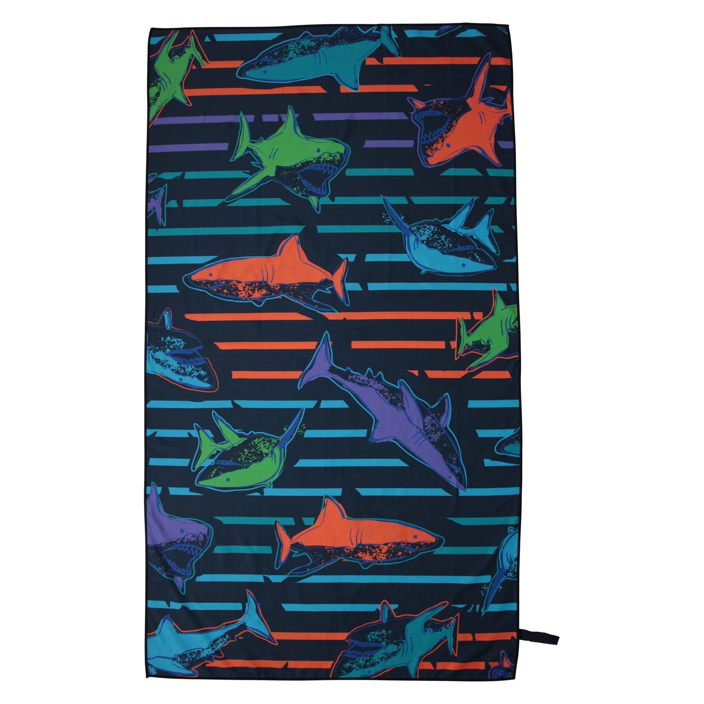 Dark Blue - Front - Mountain Warehouse Shark Microfibre Towel