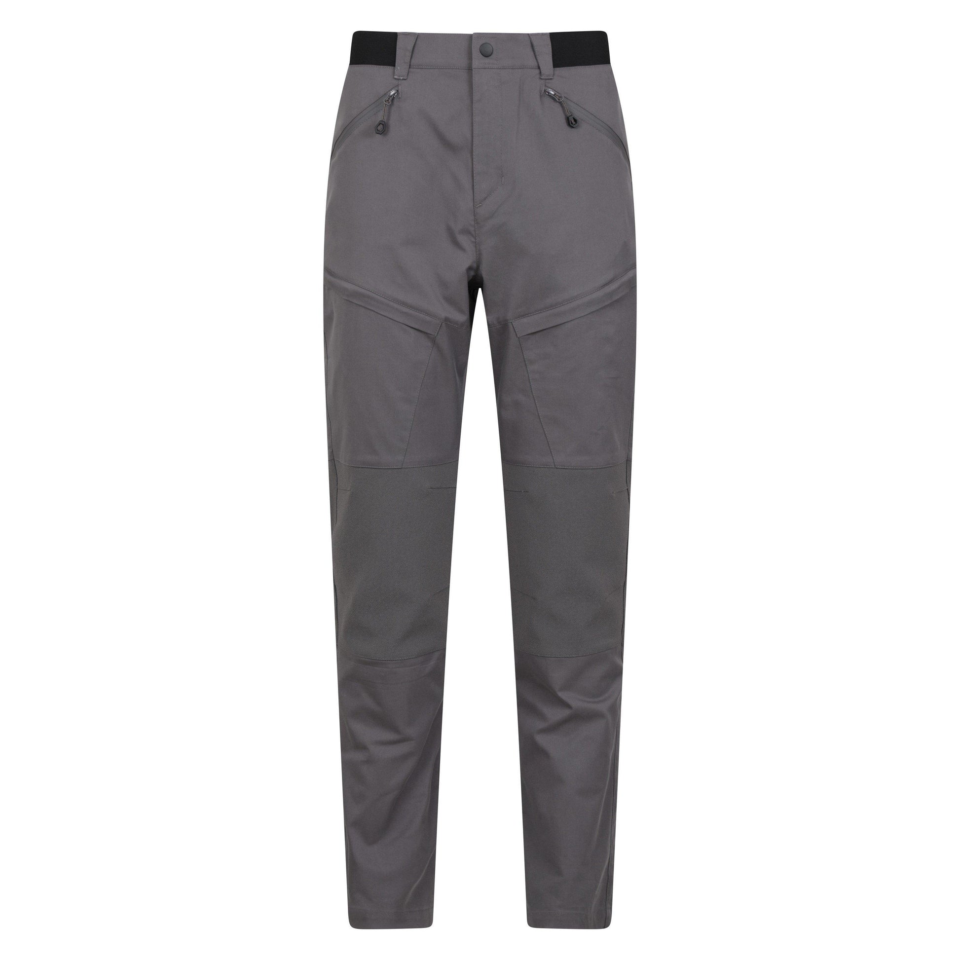 Grey - Front - Mountain Warehouse Mens Jungle Hiking Trousers