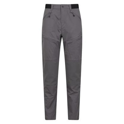 Grey - Front - Mountain Warehouse Mens Jungle Hiking Trousers
