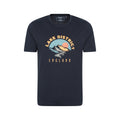 Navy - Front - Mountain Warehouse Mens Lake District Short-Sleeved T-Shirt