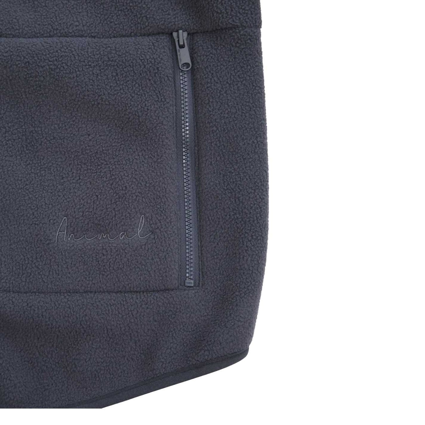 Charcoal - Lifestyle - Animal Womens-Ladies Freya Borg Lined Fleece Jacket