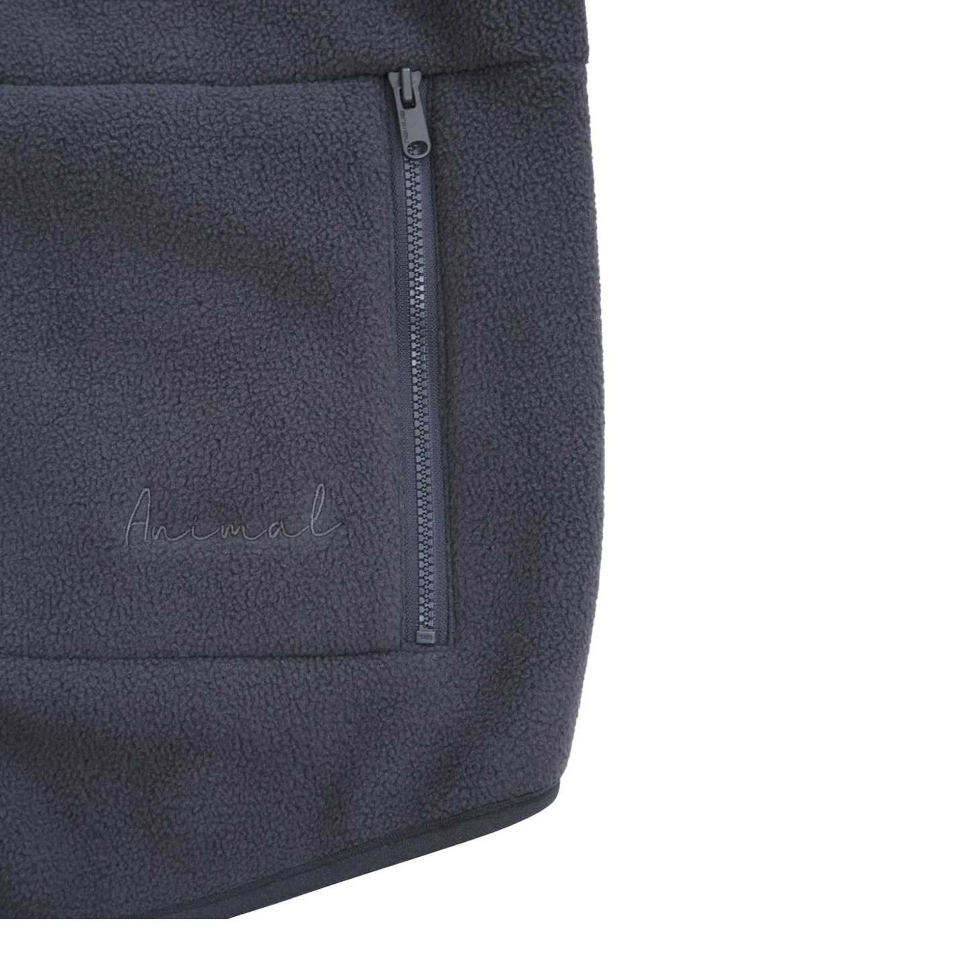 Charcoal - Lifestyle - Animal Womens-Ladies Freya Borg Lined Fleece Jacket