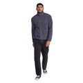 Blue - Side - Animal Mens Felix Borg Lined Fleece Jacket