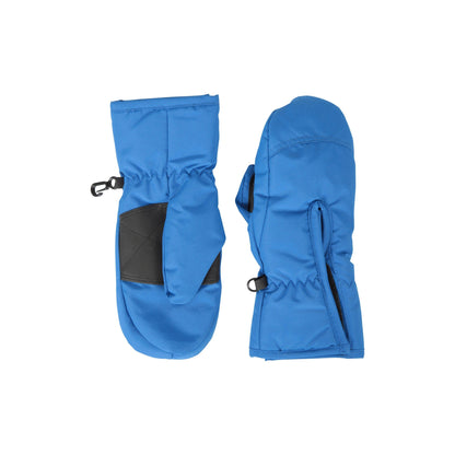 Bright Blue - Front - Mountain Warehouse Childrens-Kids Ski Mittens