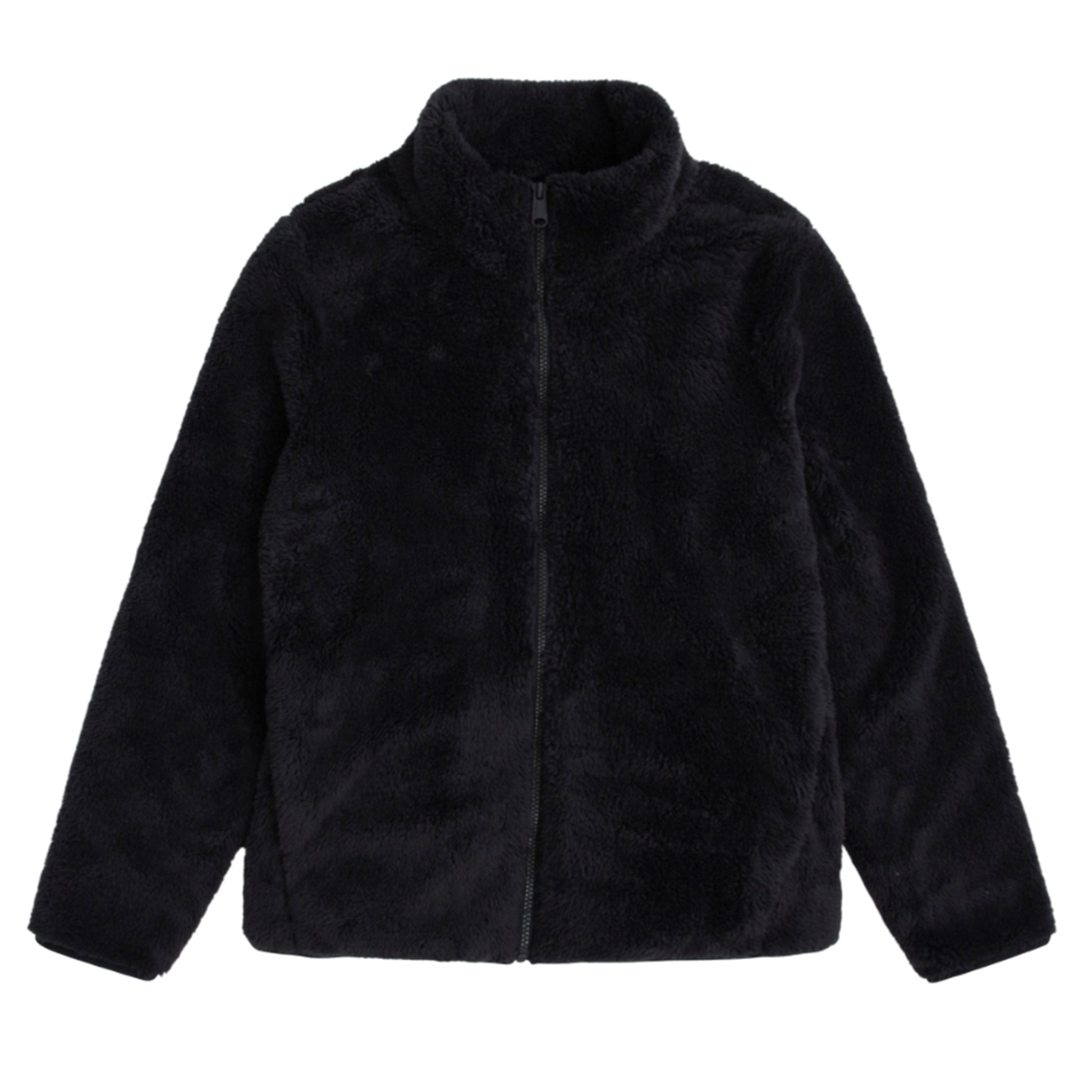 Jet Black - Front - Animal Womens-Ladies Teddy Fleece Full Zip Jacket