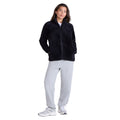 Jet Black - Pack Shot - Animal Womens-Ladies Teddy Fleece Full Zip Jacket