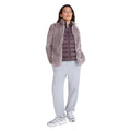 Taupe - Pack Shot - Animal Womens-Ladies Teddy Fleece Full Zip Jacket
