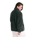 Dark Green - Lifestyle - Animal Womens-Ladies Teddy Fleece Full Zip Jacket