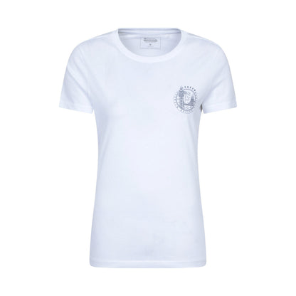 White - Front - Mountain Warehouse Womens-Ladies London Short-Sleeved T-Shirt
