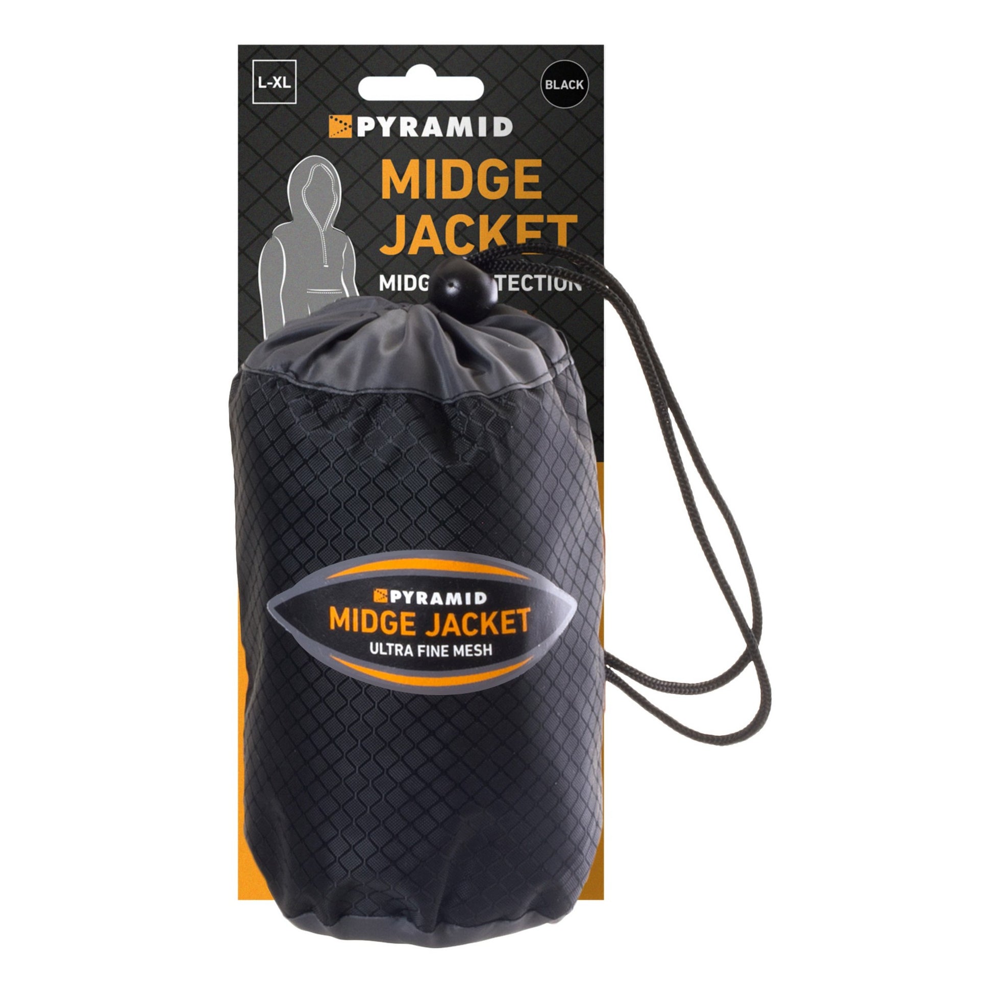 Black - Back - Mountain Warehouse Unisex Adult Pyramid Midge Jacket