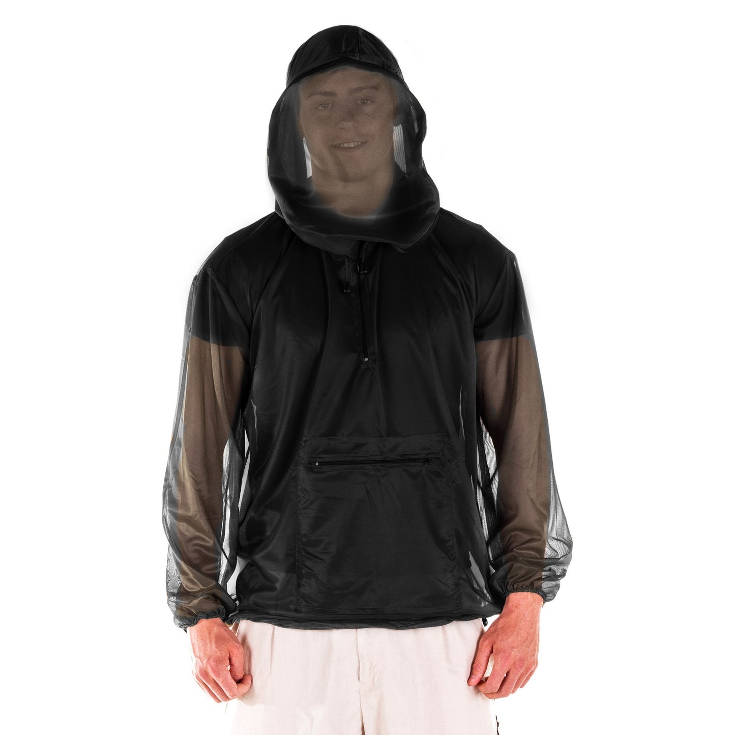 Black - Front - Mountain Warehouse Unisex Adult Pyramid Midge Jacket