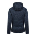 Navy - Back - Mountain Warehouse Womens-Ladies Nevis Faux Fur Lined Full Zip Hoodie