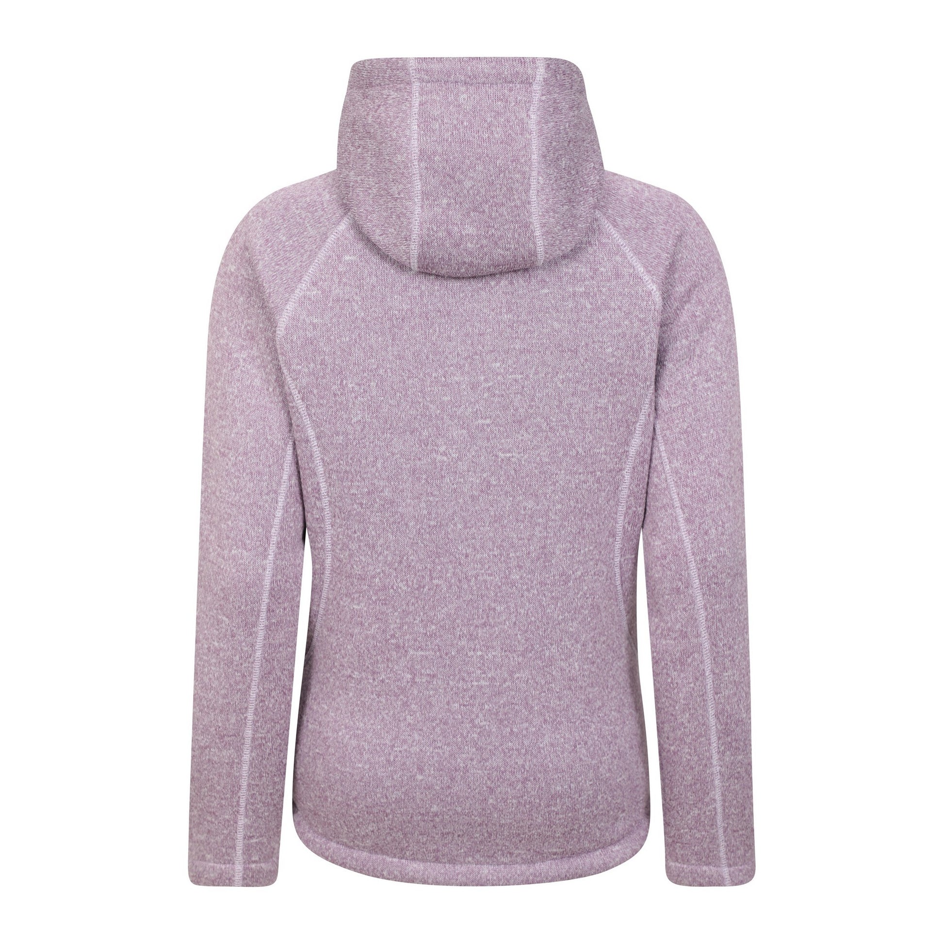 Purple - Back - Mountain Warehouse Womens-Ladies Nevis Faux Fur Lined Full Zip Hoodie