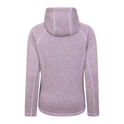 Purple - Back - Mountain Warehouse Womens-Ladies Nevis Faux Fur Lined Full Zip Hoodie