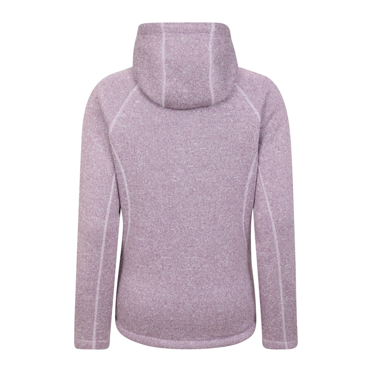 Purple - Back - Mountain Warehouse Womens-Ladies Nevis Faux Fur Lined Full Zip Hoodie