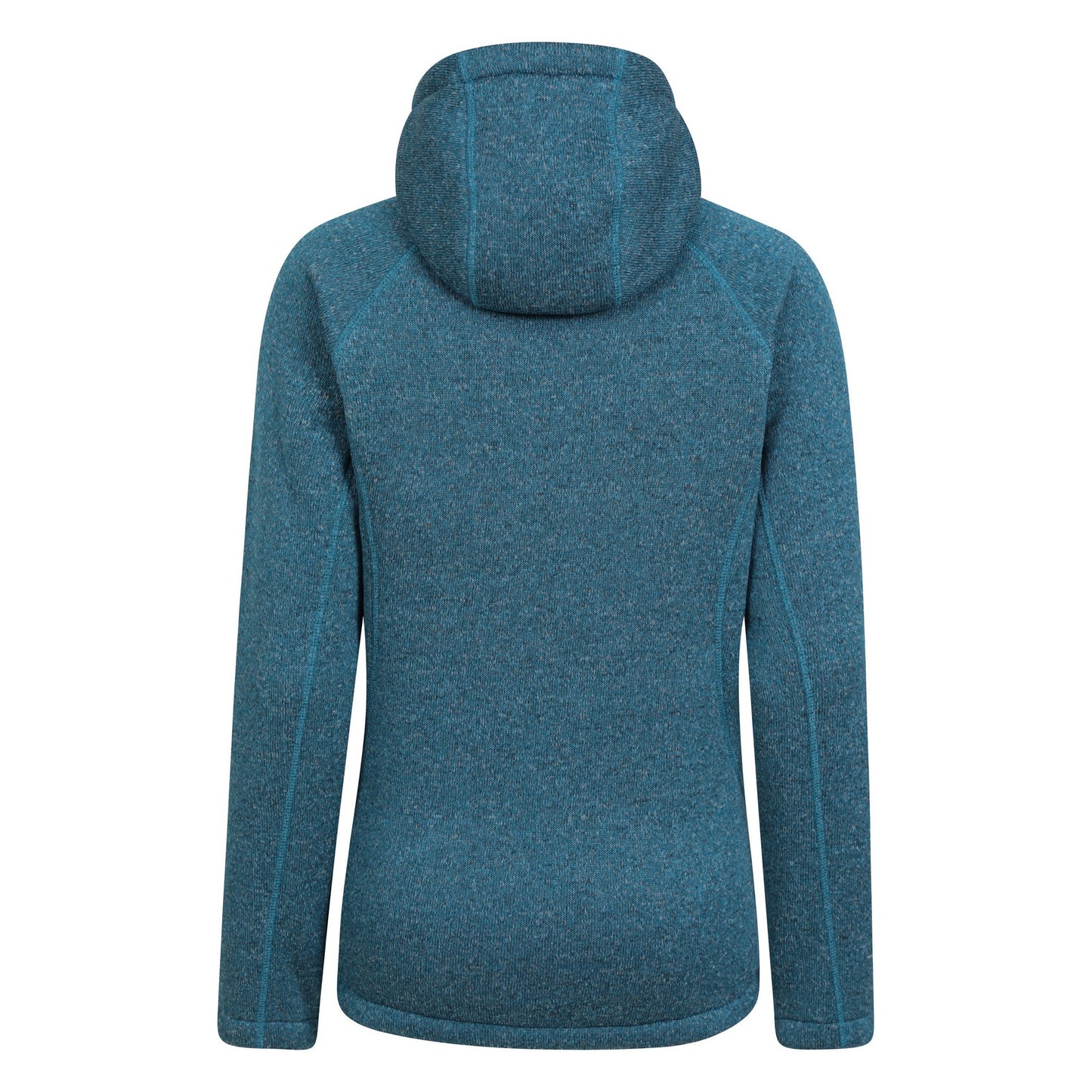 Dark Teal - Back - Mountain Warehouse Womens-Ladies Nevis Faux Fur Lined Full Zip Hoodie