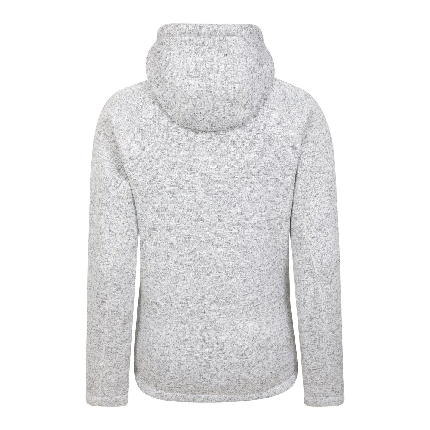 Grey - Back - Mountain Warehouse Womens-Ladies Nevis Faux Fur Lined Full Zip Hoodie