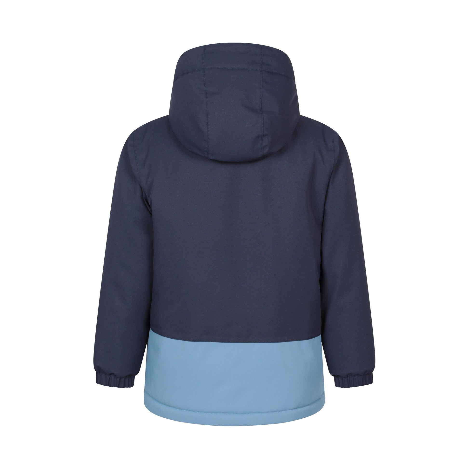 Navy - Back - Mountain Warehouse Childrens-Kids Cyclone Waterproof Padded Jacket