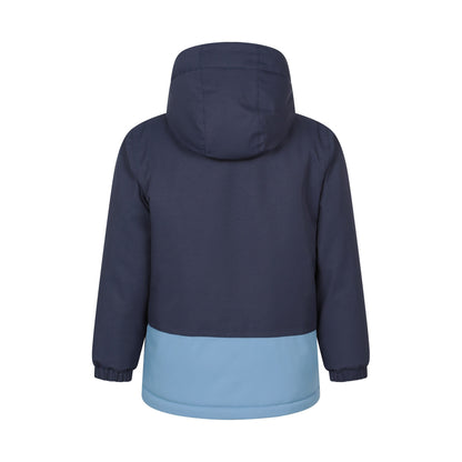 Navy - Back - Mountain Warehouse Childrens-Kids Cyclone Waterproof Padded Jacket