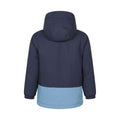 Navy - Back - Mountain Warehouse Childrens-Kids Cyclone Waterproof Padded Jacket