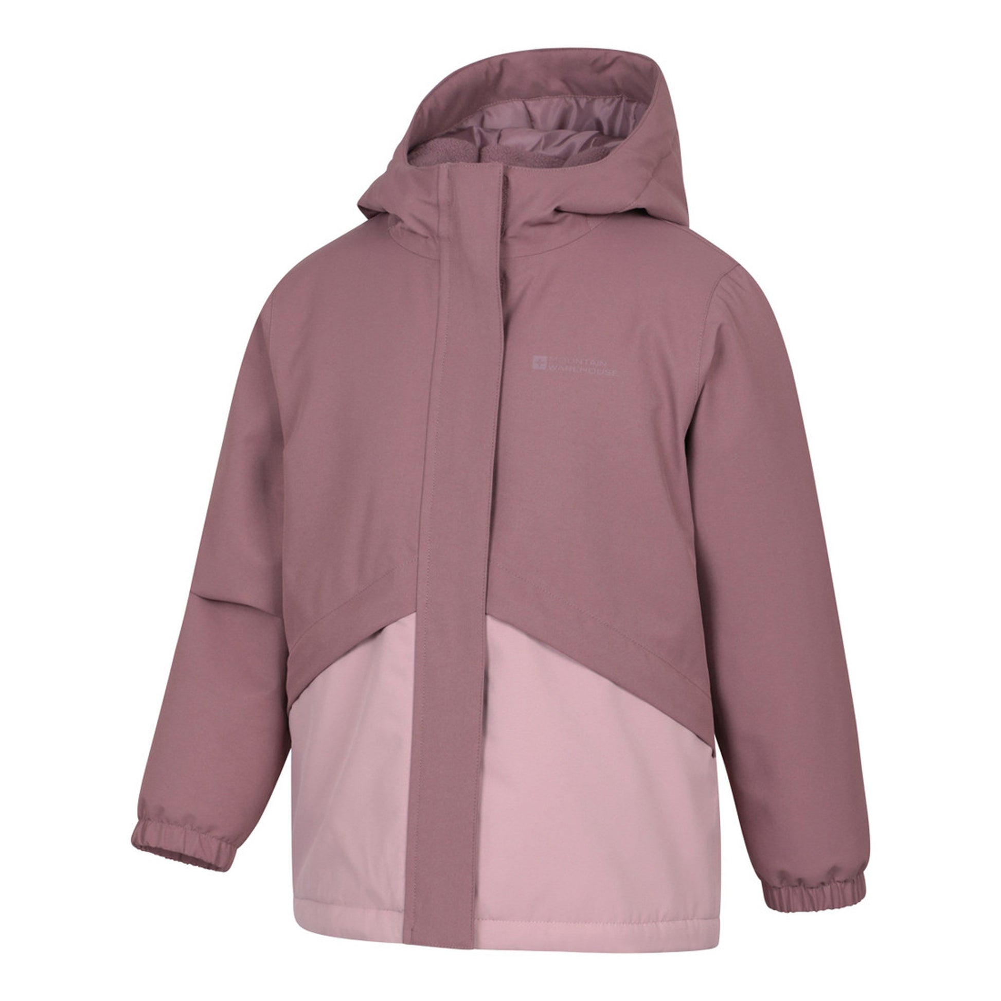 Pink - Lifestyle - Mountain Warehouse Childrens-Kids Cyclone Waterproof Padded Jacket