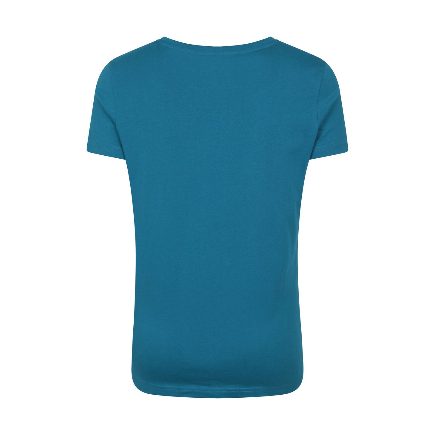 Teal - Back - Mountain Warehouse Womens-Ladies Three Peaks Short-Sleeved T-Shirt