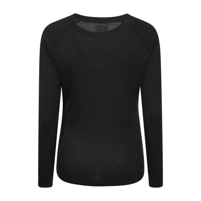 Black - Back - Mountain Warehouse Womens-Ladies Talus Long-Sleeved Top