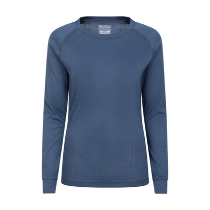 Dark Grey - Front - Mountain Warehouse Womens-Ladies Talus Long-Sleeved Top