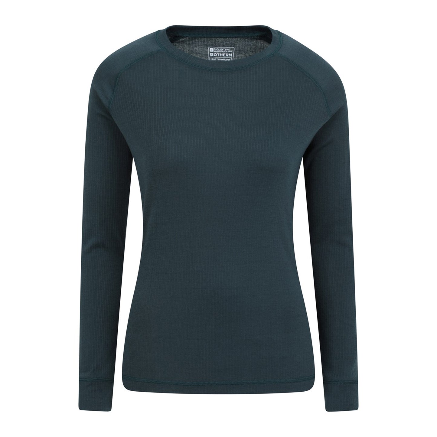 Dark Green - Front - Mountain Warehouse Womens-Ladies Talus Long-Sleeved Top