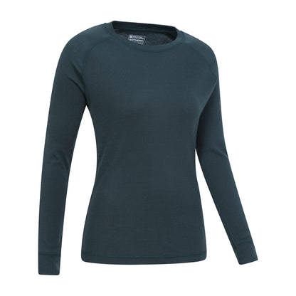 Dark Green - Side - Mountain Warehouse Womens-Ladies Talus Long-Sleeved Top
