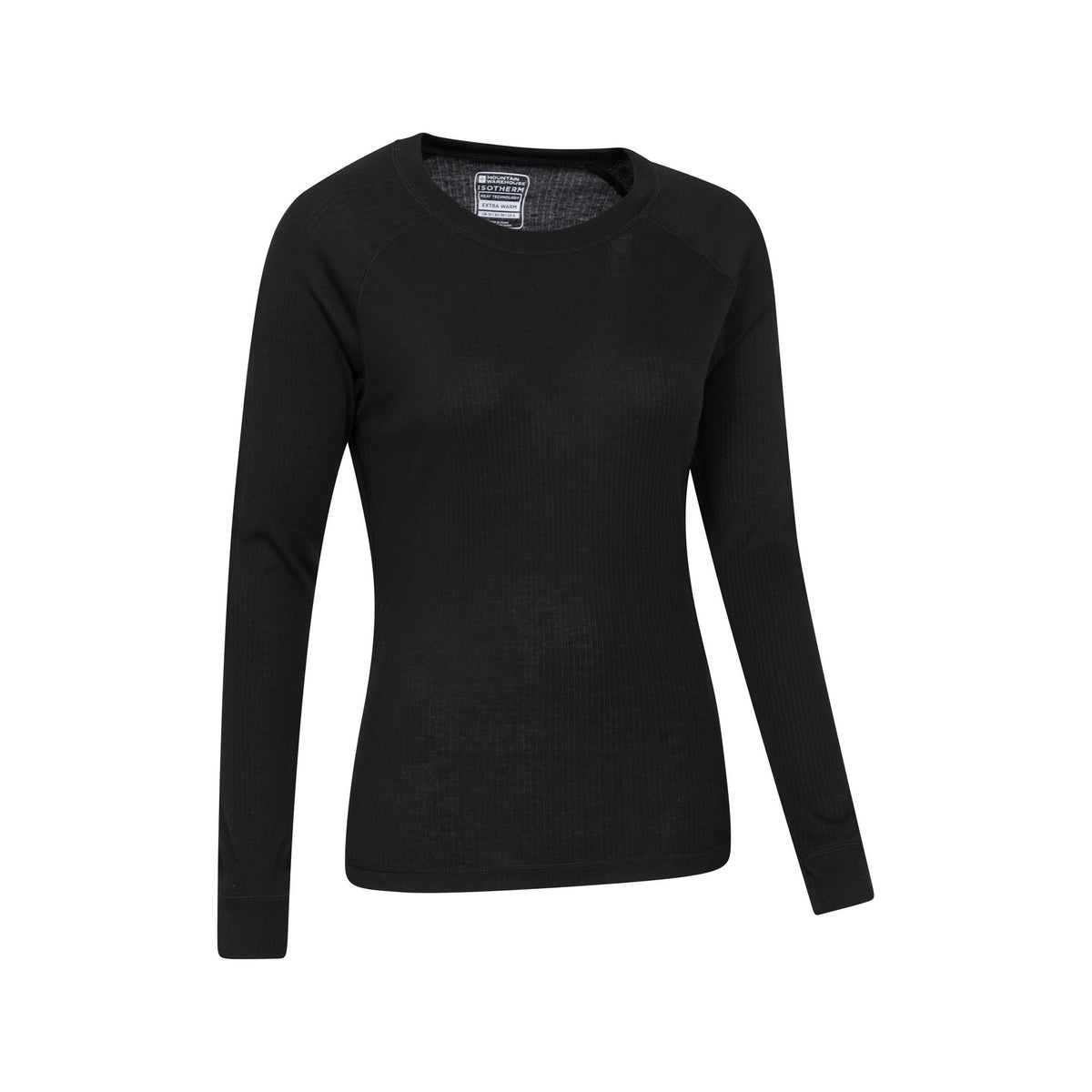 Black - Side - Mountain Warehouse Womens-Ladies Talus Long-Sleeved Top