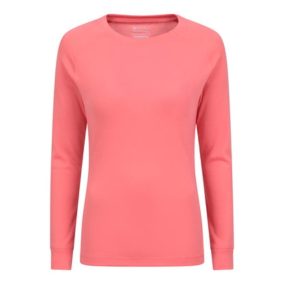 Coral - Front - Mountain Warehouse Womens-Ladies Talus Long-Sleeved Top
