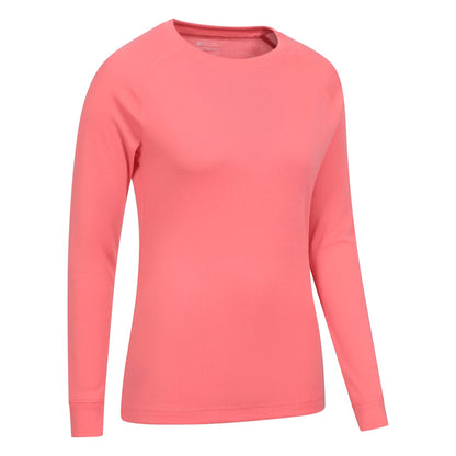 Coral - Side - Mountain Warehouse Womens-Ladies Talus Long-Sleeved Top