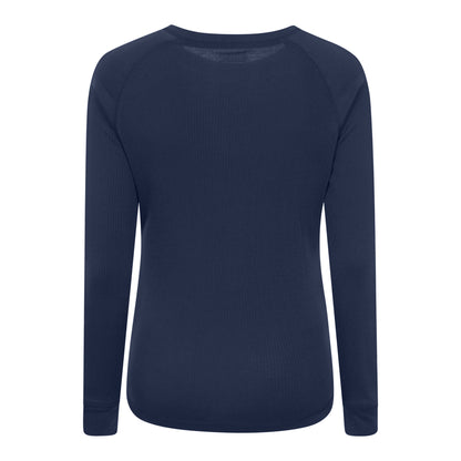 Navy - Back - Mountain Warehouse Womens-Ladies Talus Long-Sleeved Top