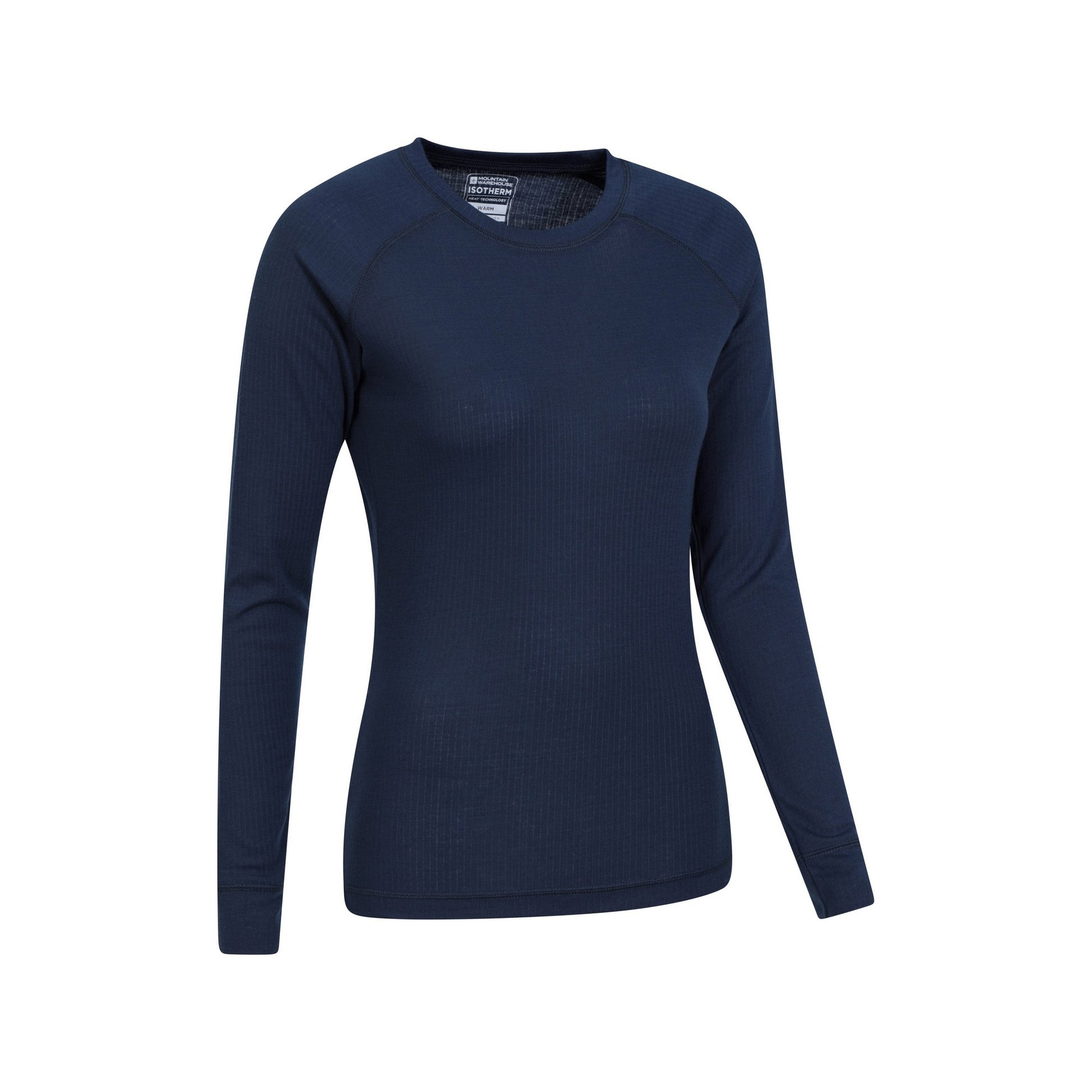 Navy - Side - Mountain Warehouse Womens-Ladies Talus Long-Sleeved Top