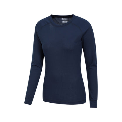 Navy - Lifestyle - Mountain Warehouse Womens-Ladies Talus Long-Sleeved Top