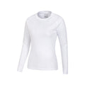 White - Side - Mountain Warehouse Womens-Ladies Talus Long-Sleeved Top