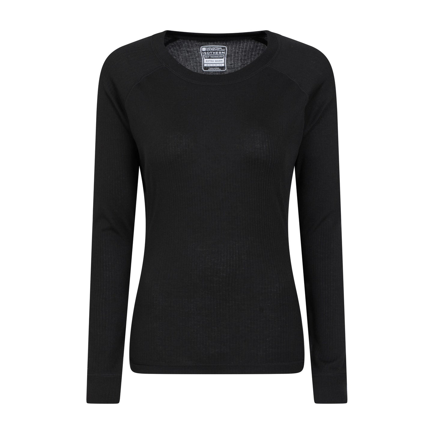Black - Front - Mountain Warehouse Womens-Ladies Talus Long-Sleeved Top