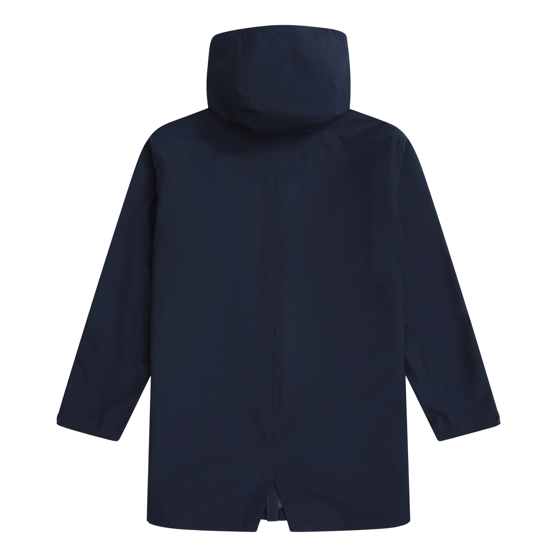 Navy - Back - Animal Mens Waterproof Adjustable Cuff Everyday Waterproof Jacket